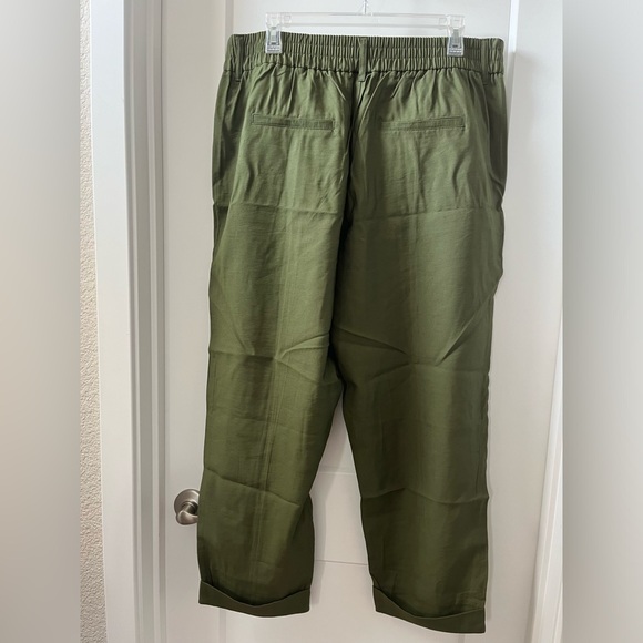 NWT A New Day Women’s Plus Sz 16R Slim Ankle Army Green Trouser Pant - Picture 3 of 10